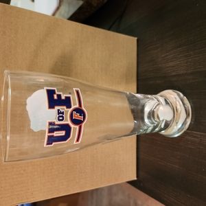 florida gators glass set of 6 new. must be shipped alone due to weight